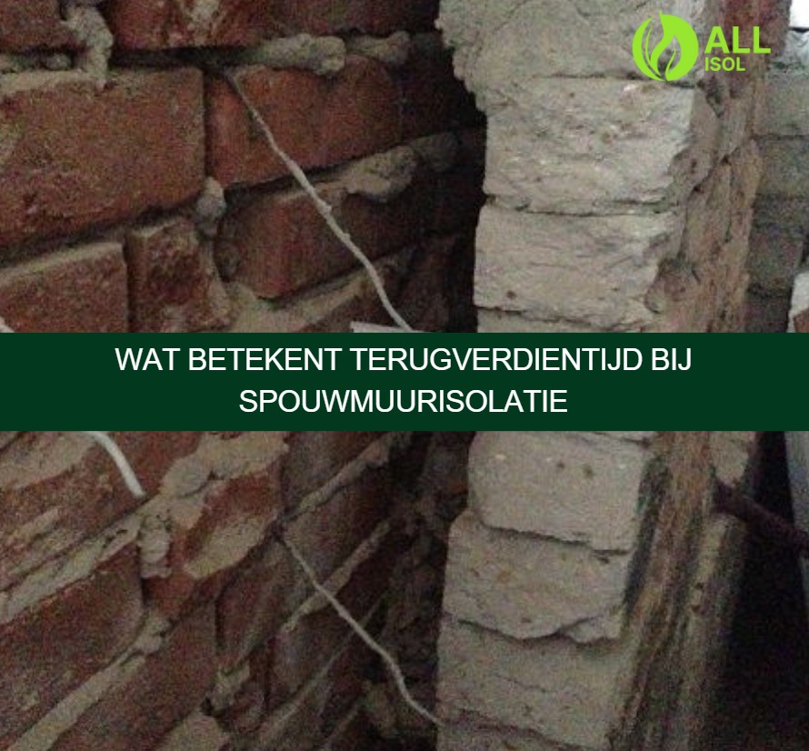 Wat betekent terugverdientijd bij spouwmuurisolatie