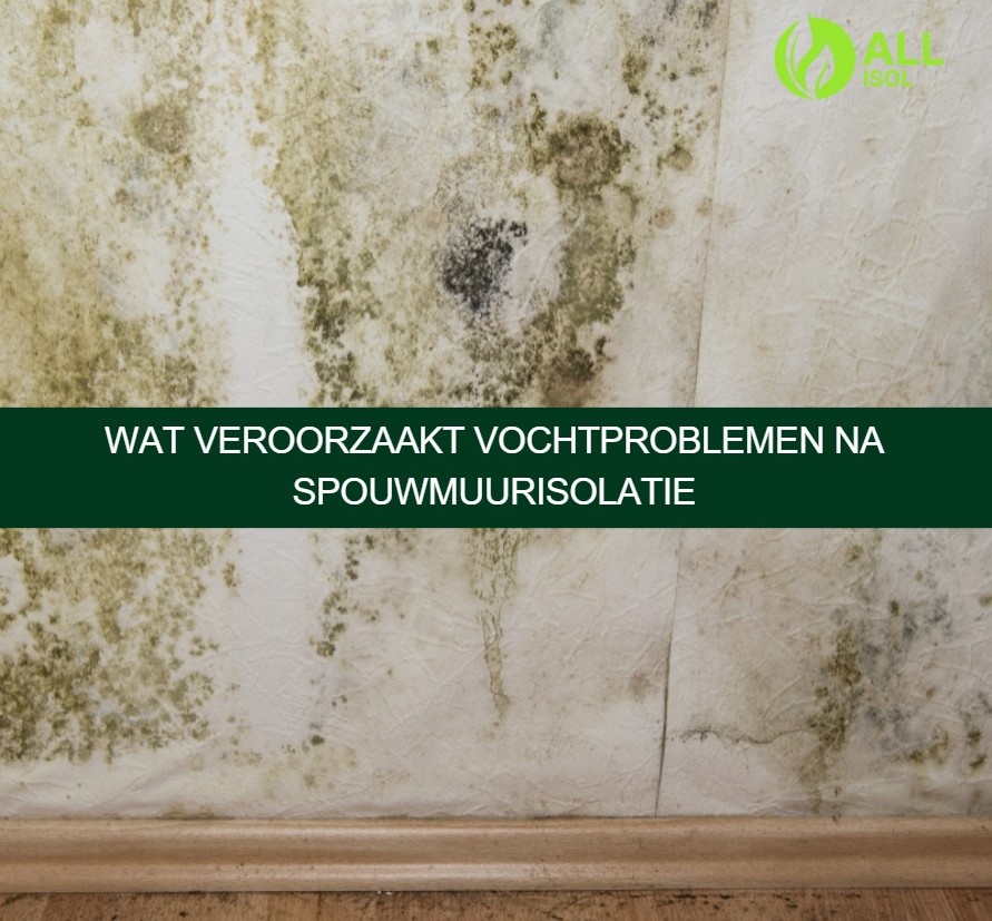 Wat veroorzaakt vochtproblemen na spouwmuurisolatie