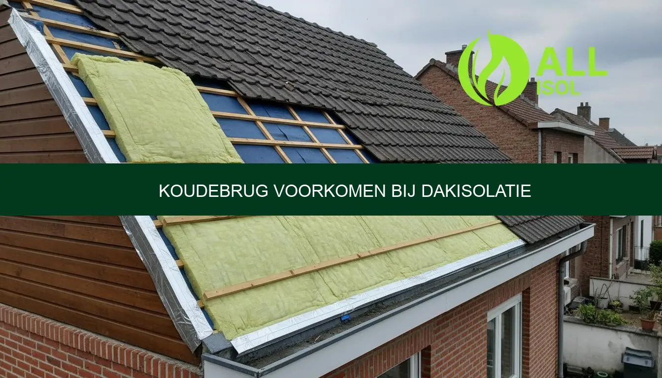 Koudebrug voorkomen bij dakisolatie | EPB-proof