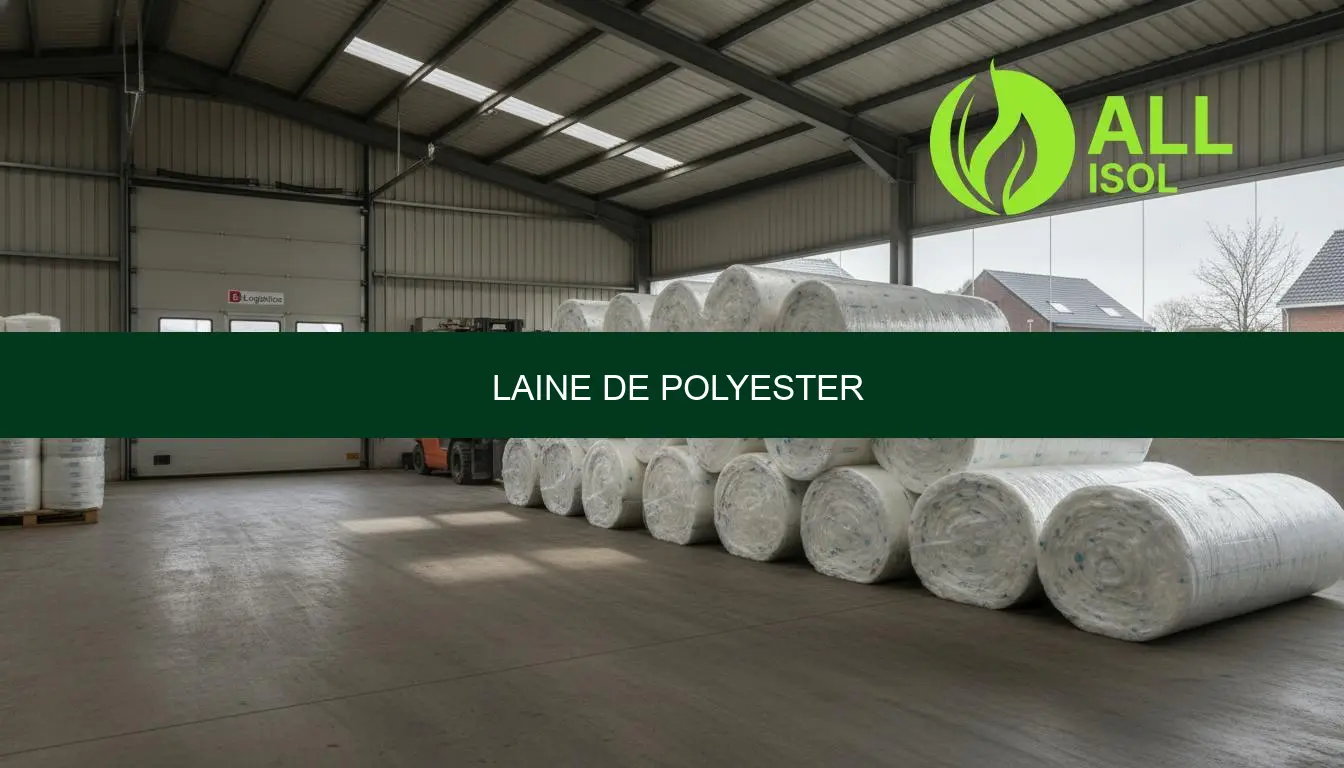 Laine de polyester isolation thermique et acoustique