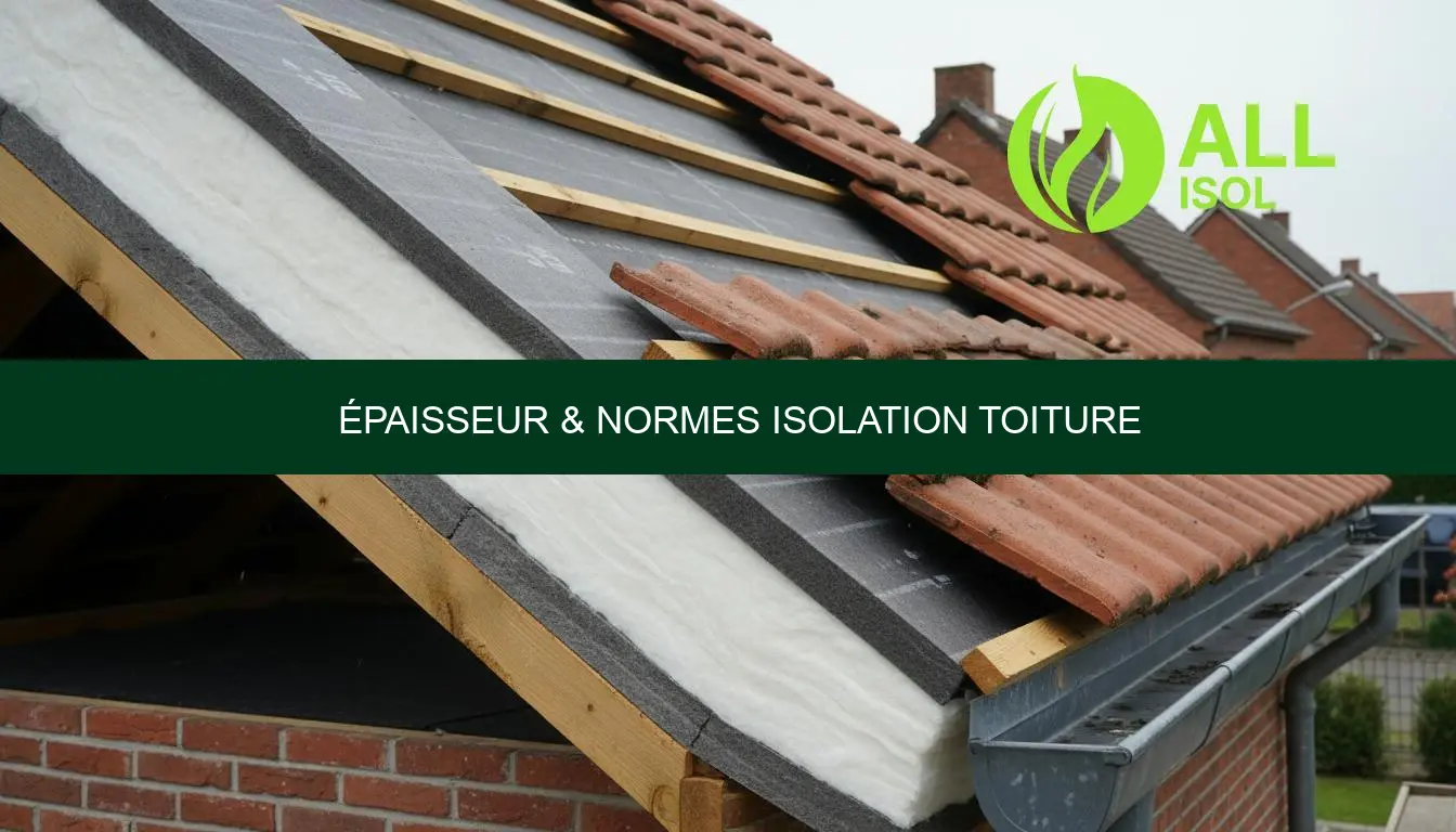Épaisseur & normes isolation toiture Belgique