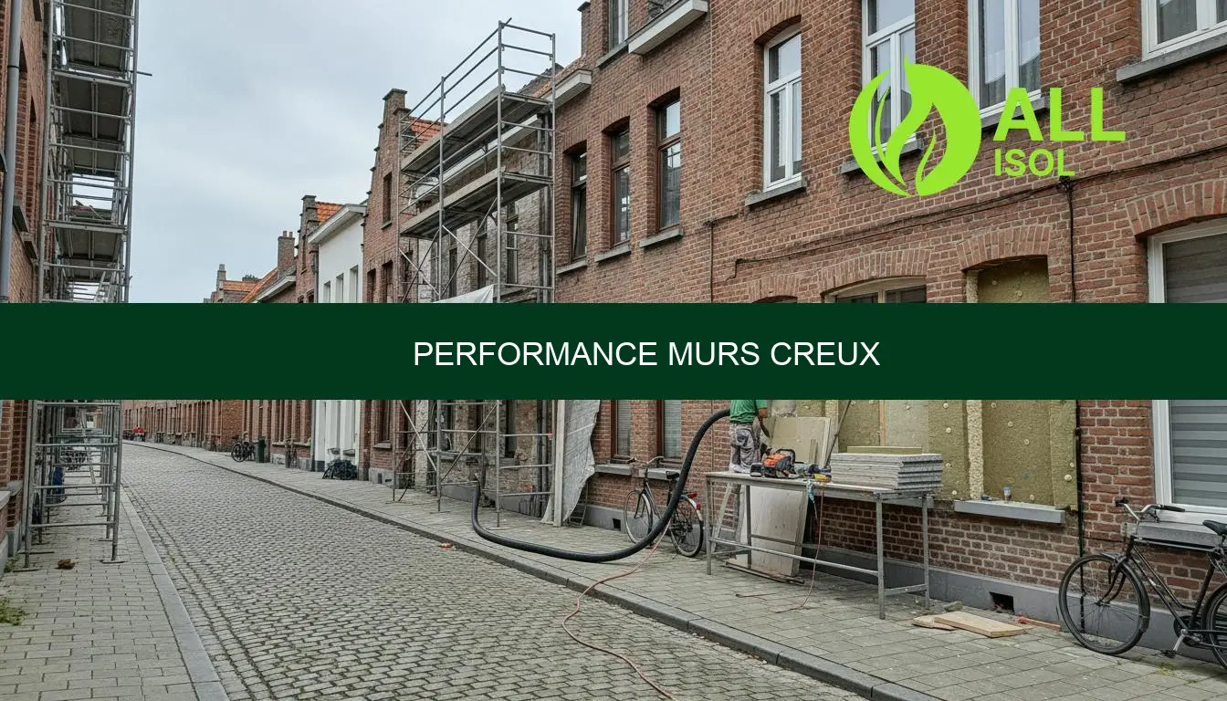 Performance murs creux et valeur U 0,24 W/m²K
