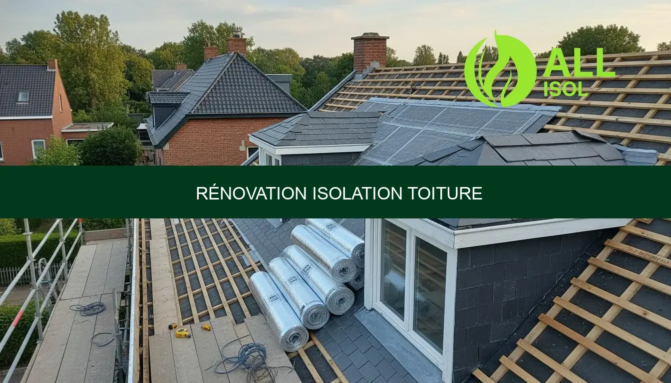Rénovation isolation toiture prix et primes