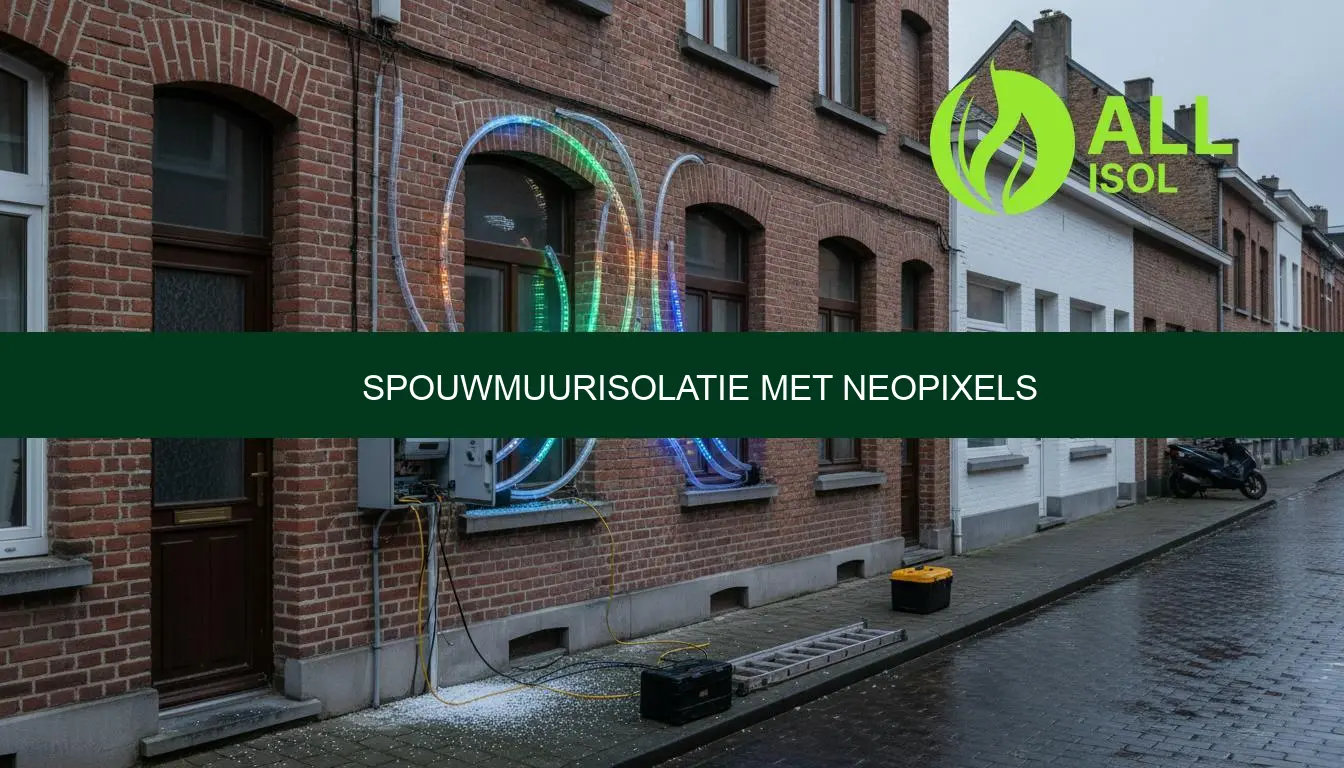 Spouwmuurisolatie met neopixels prijs info