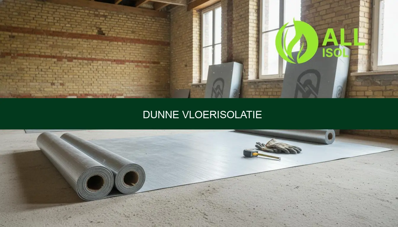 Dunne vloerisolatie met hoge Rc waarde