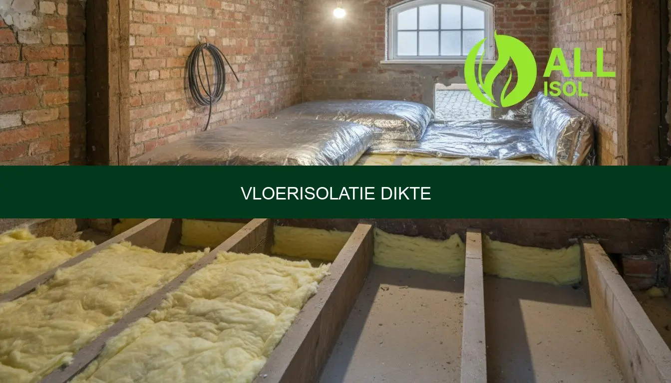 Vloerisolatie dikte volgens EPB en premie