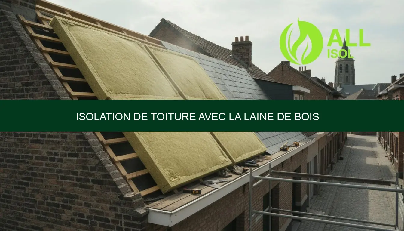 Isolation toiture laine de bois