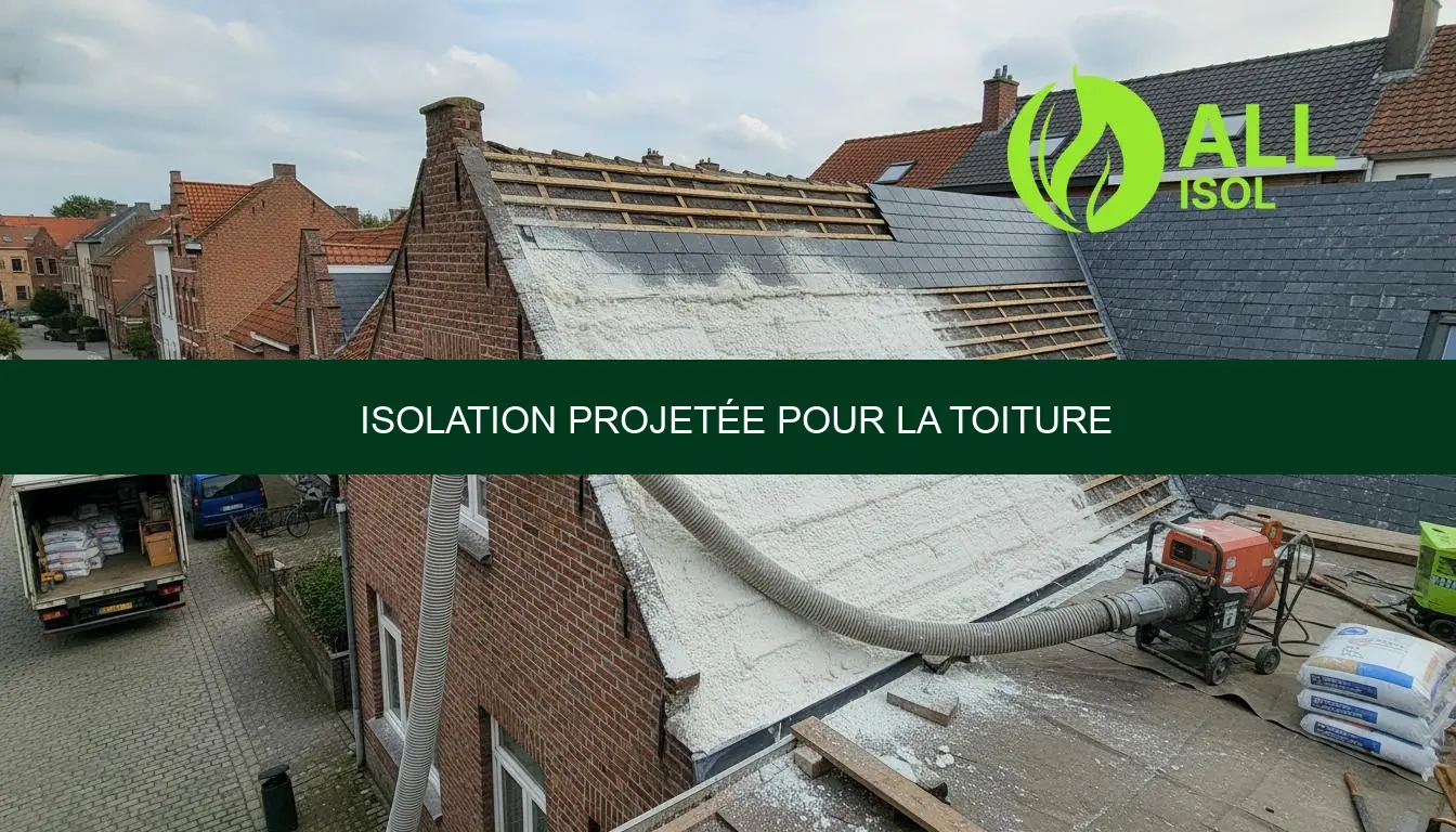 Isolation projetée pour la toiture prix et conseils