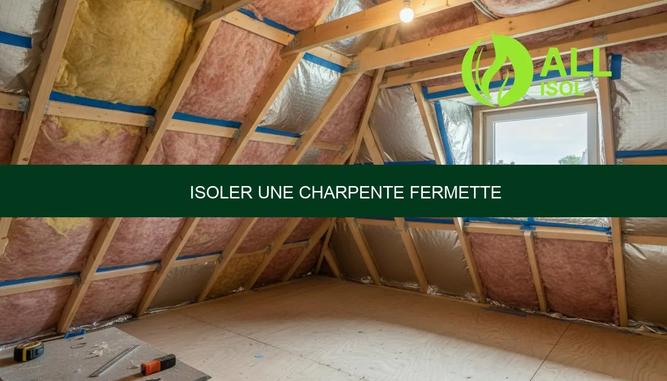 Isoler une charpente fermette efficacement