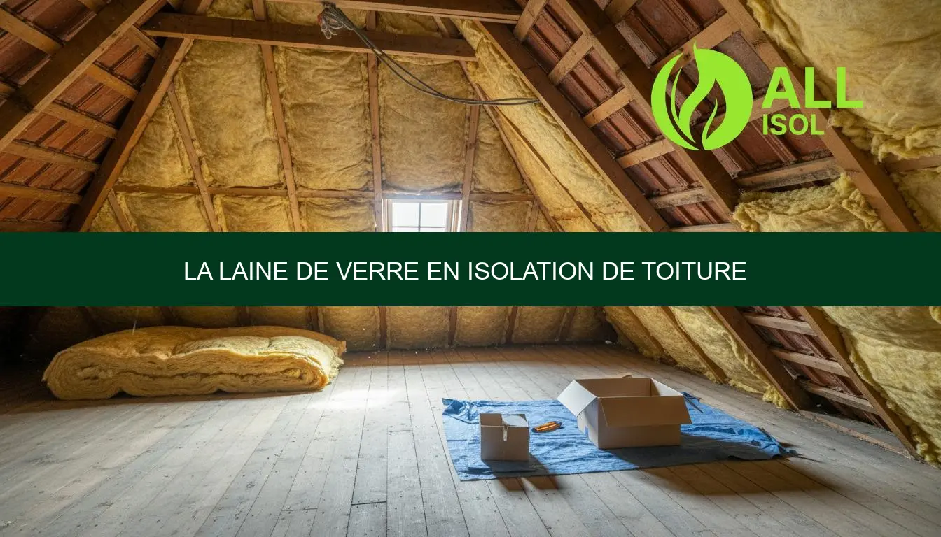 Laine de verre isolation toiture prix et épaisseur