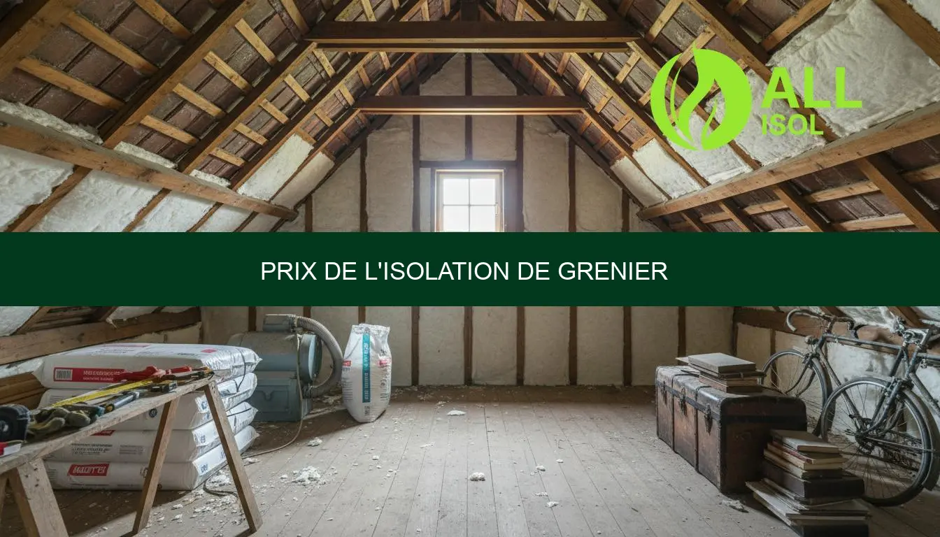 Prix isolation grenier au m² et coûts